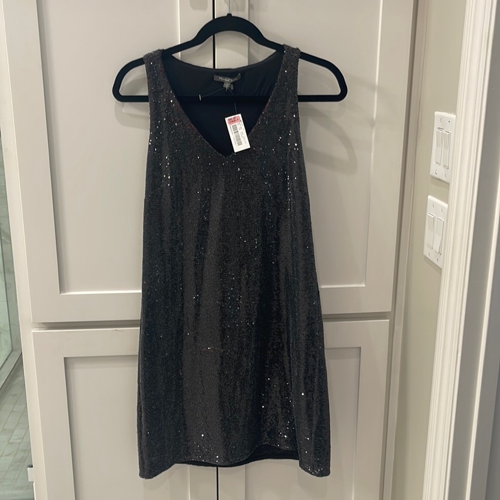 NWT XS Michael Stars Aline Sequin dress